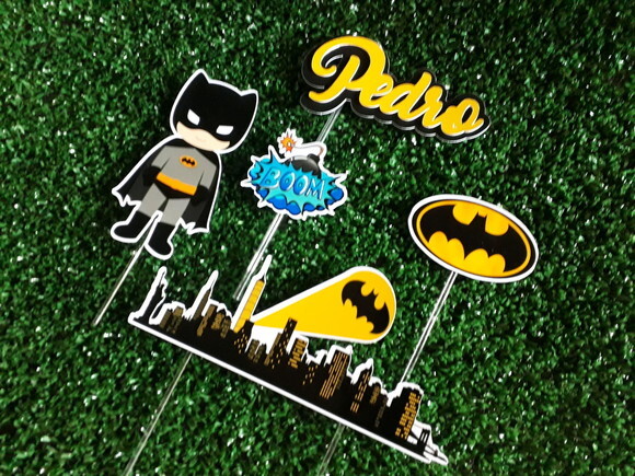 Topo de Bolo Batman