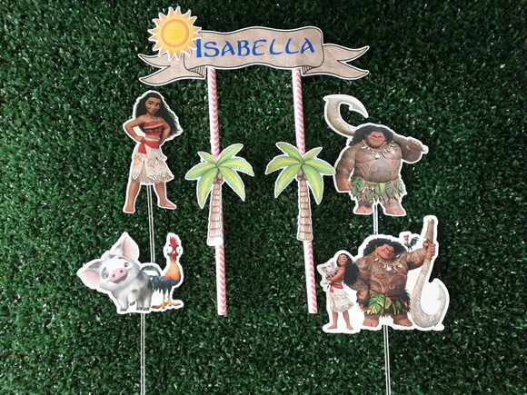 Topo de Bolo Moana