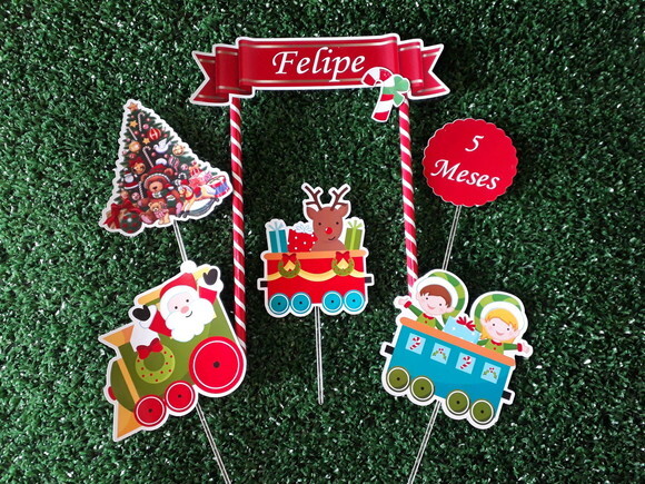 Topo de Bolo Natal