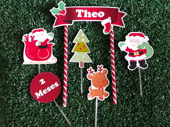 Topo de Bolo Natal