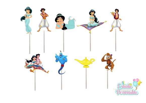 Topper Aladdin e Jasmine