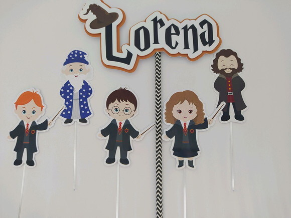 Topper de Bolo Harry Potter