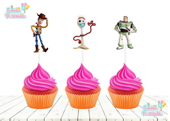 Topper para Cupcake Toy Story 4