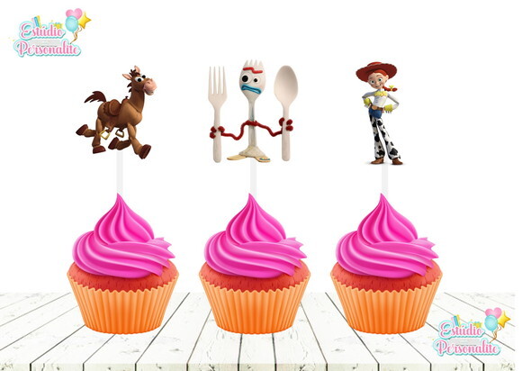 Topper para Cupcake Toy Story 4