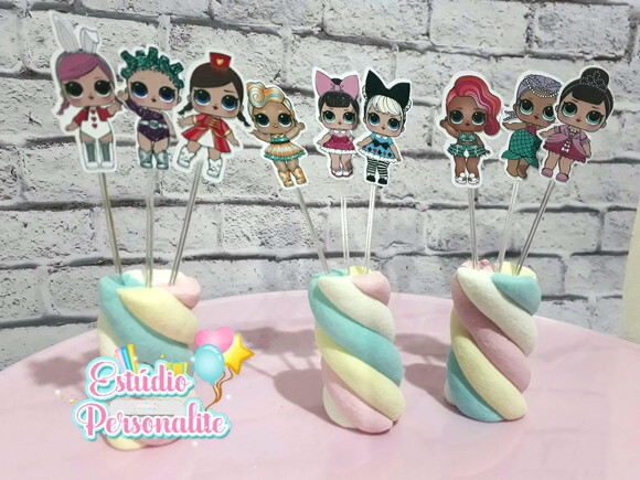 Toppers para Docinhos Lol Surprise