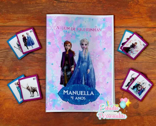 Álbum de figurinhas Frozen