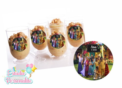 Adesivo p/ Copinho de brigadeiro Encanto Disney