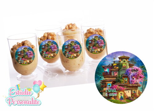 Adesivo p/ Copinho de Brigadeiro Encanto Disney