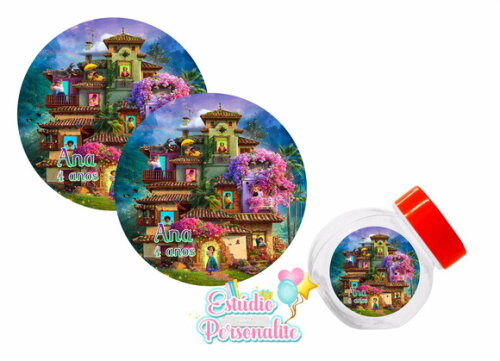 Adesivo p/ Mini Baleiro Encanto Disney