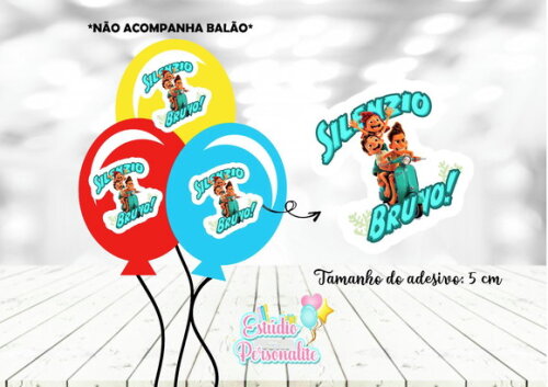 Adesivo para Bexiga/Balão Luca Disney