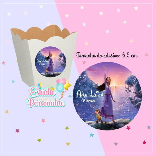 Adesivo para Cachepot Filme Wish: o Poder dos Desejos