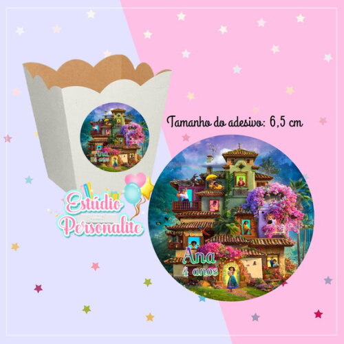 Adesivo para Cachepot Encanto Disney