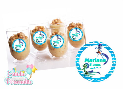 Adesivo para Copinho de brigadeiro Luca Disney