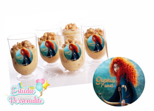 Adesivo para copinho de brigadeiro Valente
