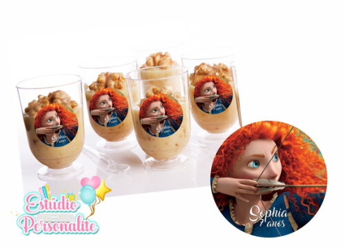 Adesivo para copinho de brigadeiro Valente