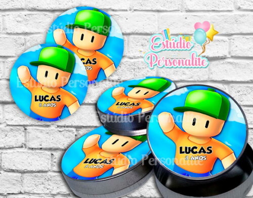 Adesivo para Latinha Stumble Guys