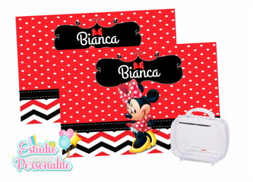 Adesivo para Maletinha Kraft Minnie