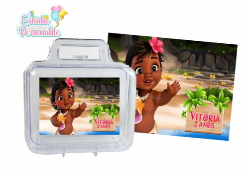 Adesivo para maletinha Moana Baby