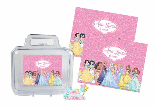 Adesivo para Maletinha Princesas Disney