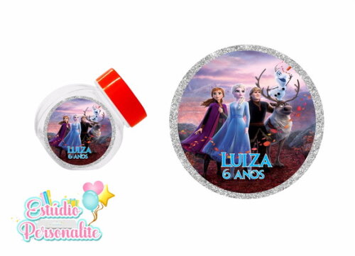 Adesivo para Mini Baleiro Frozen 2