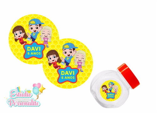 Adesivo para mini baleiro Luccas Neto