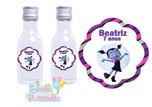 Adesivo para Mini Garrafinha Vampirina
