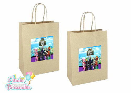 Adesivo para Sacola Kraft Fortnite