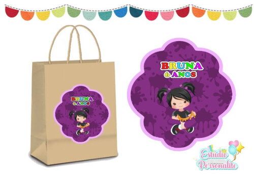 Adesivo para Sacola Kraft Slime