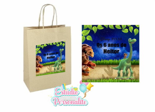 Adesivo para Sacola o Bom Dinossauro