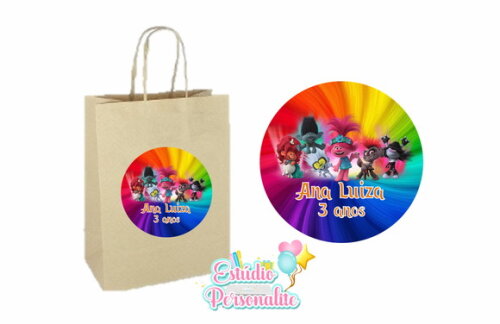 Adesivo para Sacola Trolls 2