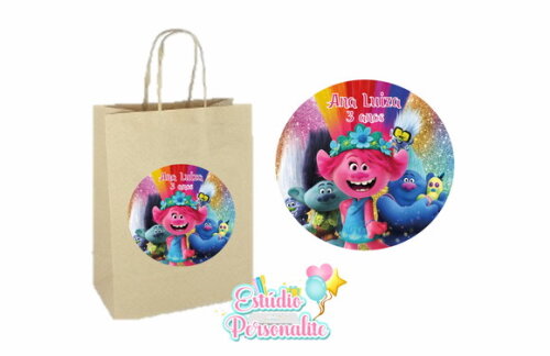 Adesivo para Sacola Trolls 2