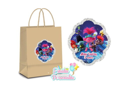 Adesivo para Sacola Trolls 2