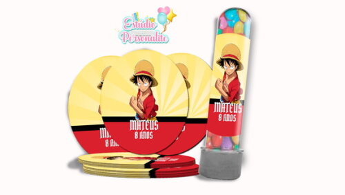 Adesivo para Tubete One Piece
