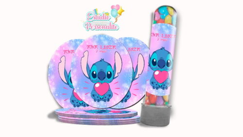 Adesivo para Tubete Stitch