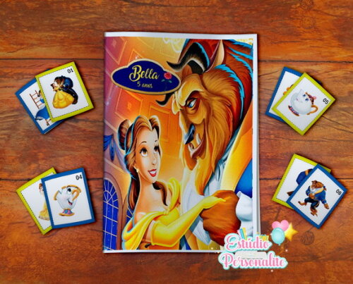 Álbum de Figurinhas a Bela e a Fera