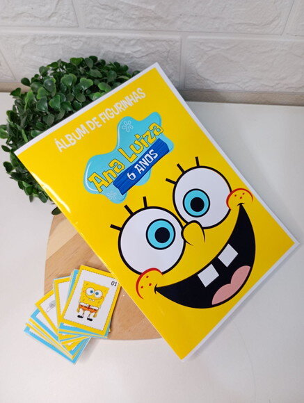 Álbum de Figurinhas Bob Esponja