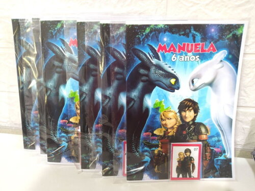 Álbum de Figurinhas Como Treinar o Seu Dragão