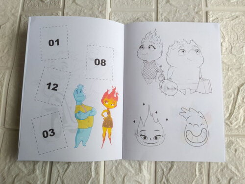 Álbum de Figurinhas Filme Elementos