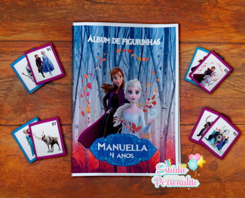 Álbum de Figurinhas Frozen