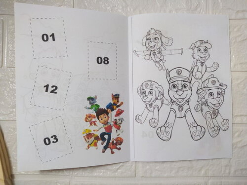 Álbum de Figurinhas Patrulha Canina