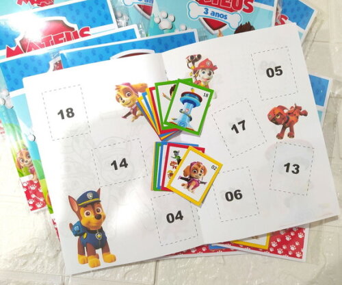 Álbum de Figurinhas Patrulha Canina
