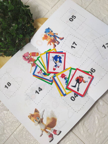 Álbum de Figurinhas Sonic
