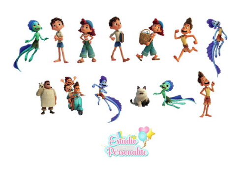 Aplique 4cm Luca Disney