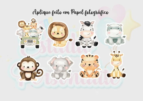 Aplique 4cm Safari