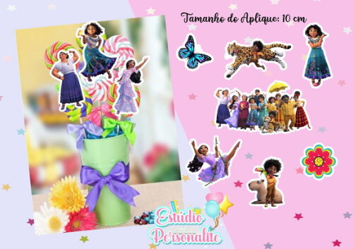 Aplique para Centro de Mesa Encanto Disney