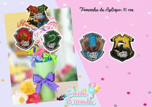 Aplique para Centro de Mesa Harry Potter
