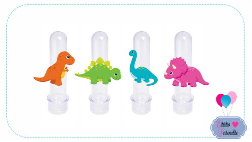 Aplique para Tubete Dinossauro