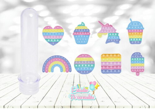 Aplique para Tubete Fidget Toys Pop It