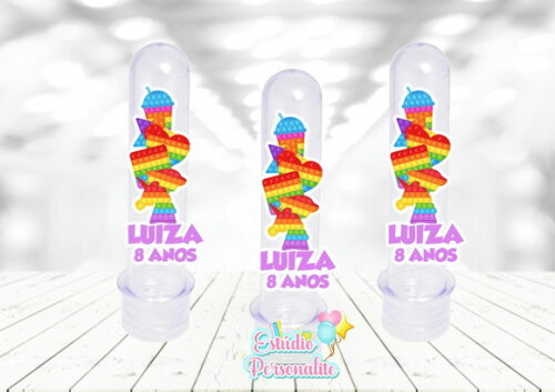 Aplique para Tubete Fidget Toys Pop It