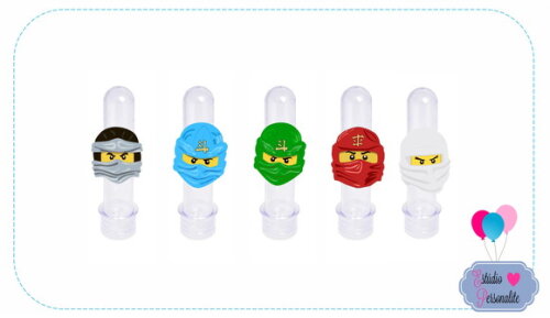 Aplique para Tubete Ninjago